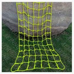Climbing Net for Playset,Cargo Climbing Net Rope Netting Playground Kids Outdoor Climb Climbing Ladder Heavy Duty Hammock Net Treehouse Rock Wall Nylon Webbing,for Kids Alduts Swingset,Yellow,14mm
