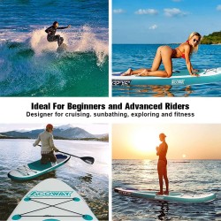 ACOWAY Inflatable Stand Up Paddle Board,10'6×32