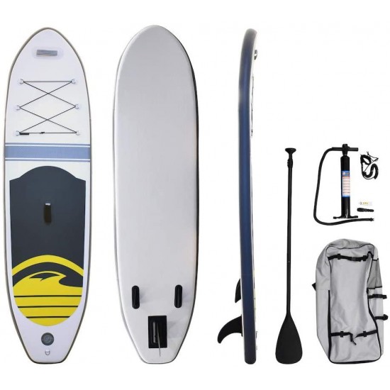 Massimo Stand Up Paddle Board SUP with Carrying Case & Pump | Inflatable | River Lake Paddle Board