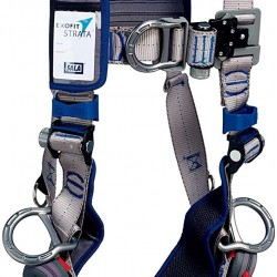 3M DBI-Sala Exofit STRATA Vest-Style Positioning/Climbing Harness 1112494, Grey, Blue, 2X-Large, 1 Ea