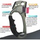 Climbing Hand Ascender, Strong Climbing Equipment with Ergonomic Rubber Handle and Steel Cam - Best Used with 8-12mm Rope - Sport Climber, Arborist, and Mountaineering Safety Tool