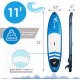 Freein Explorer SUP Inflatable Stand Up Paddle Board ISUP 10'2''/11 ft Long 33