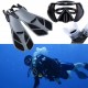 HRXS Snorkeling Suits, Goggles and Flippers Adult Snorkeling mask, All Dry Breathing Tube Diving Equipment Snorkeling Three-Piece,S/M