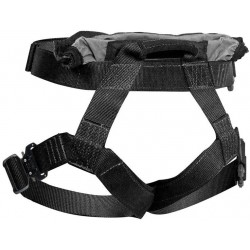 Fusion Tactical Duty Belt 23KN Griffin Military Police Half Body Search Rescue Harness, Black, Medium