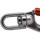 Fusion Climb Liberty Aluminum Swivel Triple Lock True Captive Eye Carabiner 10-Pack