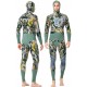 Spearfishing Wetsuit 5mm Neoprene Camo 2-Piece Diving Snorkeling Suits Men