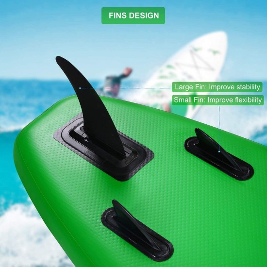 MaxKare Inflatable Paddle Board SUP Stand Up Paddle Board 6 inches Thick Board with SUP Accessories & Carry Bag & Fast Pumping for Adults & Youth for Paddling Surfing Fishing Yoga