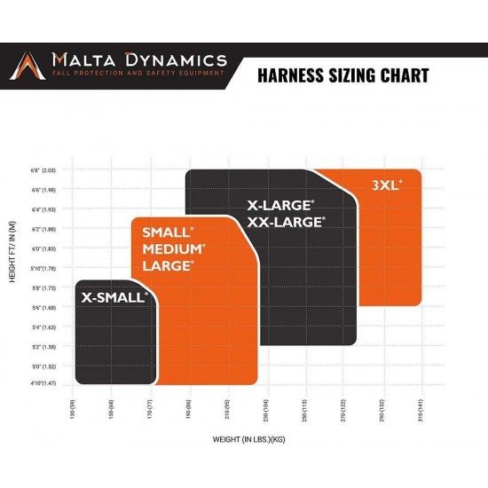 Malta Dynamics Razorback Elite Sternal D-Ring Harness - XL-XXL