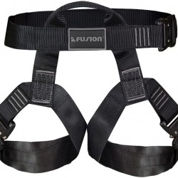 Fusion Climb Miraj Tactical Half Body Triple Quick Release Buckle Adjustable Harness 23kN M-XL Black