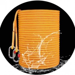 ZHWNGXO Aerial Work Rope, 10m, 20m, 30m, 50m, 80m, 100m Safety Non-Slip Low Hygroscopicity Anti-Sun Camping Rope 18mm (Size : 50m)