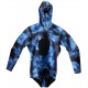 MonkeyJack Mens 3mm Full Body Two Piece Wetsuits for Scuba Diving, Snorkeling, Swimming, Spearfishing & Freediving, Blue Camouflage