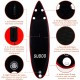 SUDOO 10ft Inflatable Stand Up Paddle Board 6”Thick Non-Slip EVA Deck Surfing Board with Hand Pump,Lightweight Paddle,Backpack,Leash,Fin,Repair Kit|Beginner Adult Yoga Fishing River Lake Sea