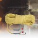 10m Kevlar Static Rope, Fireproof and wear-Resistant high-Rise Escape Rope Outdoor Rope high-Altitude Safety Rope(Diameter:10.5mm)