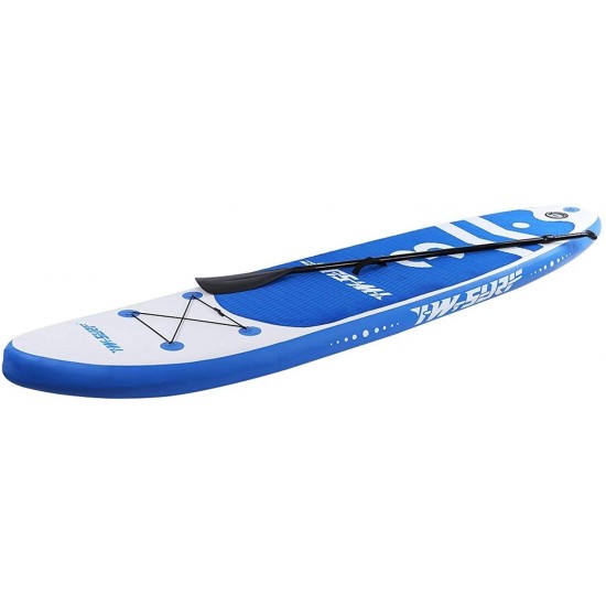 Zouheiu Inflatable Stand Up Paddle Board 10'30''6''/4'', Premium Accessories, Bottom Fin for Paddling, Leash, Hand Pump and Backpack, Non-Slip Deck, Youth & Adult Standing Boat