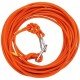 CHUNSHENN Climbing Rop Hemp Rope, Rescue Rope, Emergency Rope, Steel Core, 10mm, Can Withstand 1400kg, High-Rise Fire Rescue Spare Rope (Color : Orange, Size : 20m) Outdoor Recreation
