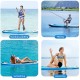 TUSY Inflatable Stand Up Paddle Board with SUP Accessories Travel Backpack 10', Non-Slip Deck Adjustable Paddles, Leash and Fin for Paddling Surf Boat