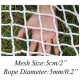 LYRFHW Safety Net Wall Decoration Rope Net, Stairs Patios Balcony Anti-cat Net Playground Swing Outdoor Climbing Protection Net (10CM)