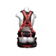 Elk River 66613 EagleTower Polyester/Nylon LE 6 D-Ring Harnesses with Quick-Connect Buckles, Large