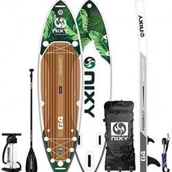 NIXY Newport Paddle Board All Around Inflatable SUP 10'6