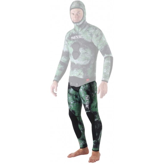 Seac Ghost, High-Waisted Pant in 5 mm Ultrastretch Neoprene for Freediving and Spearfishing