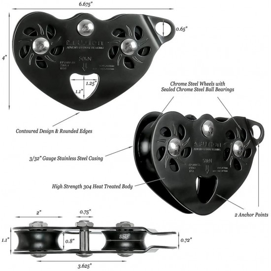 Fusion Climb Tactical Edition Kids Commercial Zip Line Kit Harness/Dual Lanyard/Carabiner/Trolley/Helmet Bundle FTK-K-HLLCTH-11