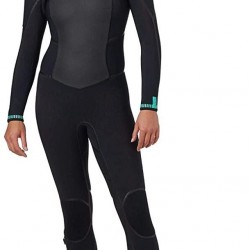 O'NEILL Psycho Tech 5.5/4+mm Hooded Chest-Zip Full Wetsuit - Women's Black/Black, 10