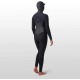 O'NEILL Psycho Tech 5.5/4+mm Hooded Chest-Zip Full Wetsuit - Women's Black/Black, 10