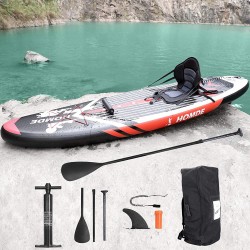 Homde A Bundle Inflatable Stand Up Paddle Board + Kayak Seat + Footrest