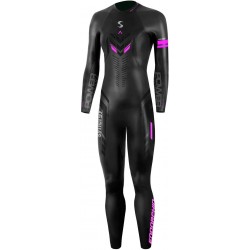 Synergy Triathlon Wetsuit 5/3mm - Women's Endorphin Full Sleeve Smoothskin Neoprene for Open Water Swimming Ironman & USAT Approved