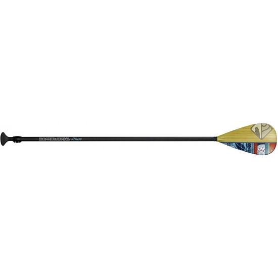 Boardworks 2 Piece SUP or Stand Up Paddle Board Paddle, Fiberglass Blade, Adjustable Carbon Fiber Shaft, 70 - 86 Inches