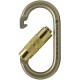 Fusion Climb Ovatti Steel Auto Lock Oval-Shaped Carabiner (10P)