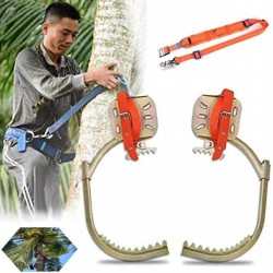 Tree Climbing Tool - 1 Pair of Multifunction Pole Climbing Spikes Hook Non-Slip 304 Stainless Steel Climbing Tree Shoes for Hunting Observation Picking Fruit