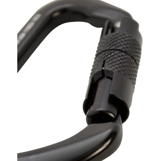 Fusion Climb Essence Aluminum Auto-Lock Modified D-Shape Carabiner 10-Pack