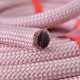 ZHWNGXO Outdoor Climbing Rope,18mm Multifunctional Cord Safety Rope Discoloration Three-Layer High-Strength Weave (Size : 40m)