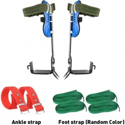 CARESHINE Portable Tree Climbing Spike 2 Gears Set Safety Belt Adjustable Rope Rescue Belt for Househeld Commercial