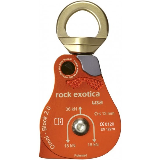 Rock Exotica P53 Omni-Block 2.0 Inch Swivel Pulley