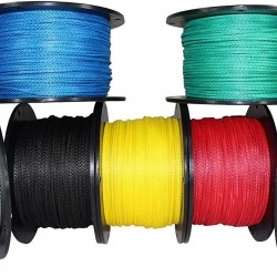 SGT KNOTS Hollow Braid Dyneema Rope for Arborists, Boating, Camping, Crafting (7/64