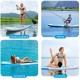 TUSY Stand Up Paddle Board Inflatable SUP Blow Paddle Boards 10.6', Accessories with Backpack, Non-Slip Deck, Adjustable Paddles, Pump for Youth