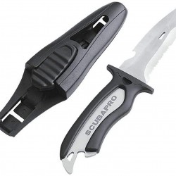Scubapro Mako Titanium Diving Knife with 3.5-Inch Blade for Scuba Diving, Snorkeling or Water Sports