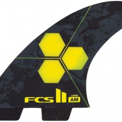 FCS II AM PC Thruster Fin Set Yellow Large