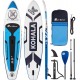 Runwave Inflatable Stand Up Paddle Board 11'×33''×6''(6'' Thick) Non-Slip Deck with Premium SUP Accessories | Wide Stance, Bottom Fins for Surfing Control | Youth Adults Beginner