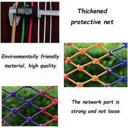 Braided Rope Net Color Rope Net Child Safety Net Outdoor Climbing Net Playground Playground Stadium Isolation Protection Net Climbing Net, Multi-Size Optional