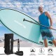 TELESPORT Inflatable Stand Up Paddle Boards, SUP with Accessories |Paddles,Leash,Fin,Pump,Repair Kit,Backpack,10'6