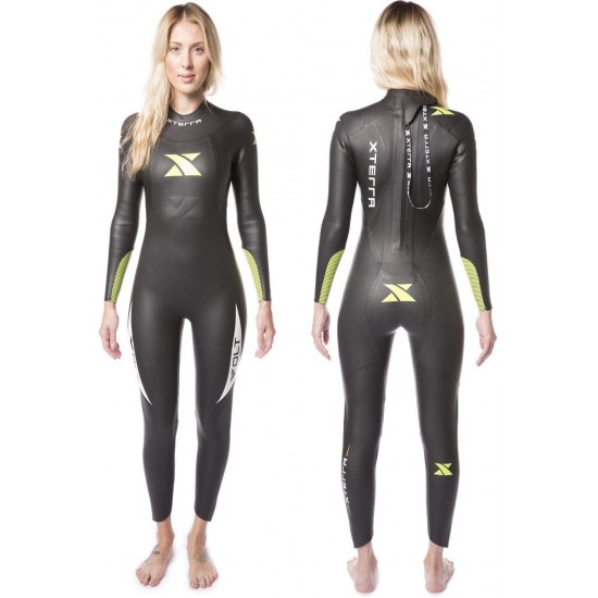 Xterra Wetsuits - Women's Volt Triathlon Wetsuit - Full Body Neoprene Wet Suit (3mm Thickness) | Designed for Open Water Swimming - Ironman & USAT Approved