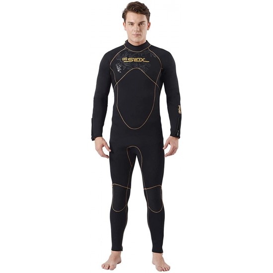 pandawoods 5mm Wetsuits for Men Neoprene Long Sleeve Full Diving Wetsuit