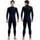 Men's Surfing Wetsuit Full Body GBS 3/2mm Neoprene Premium Thermal Chest Zip Liquid Taped Wetsuit
