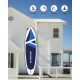 MaxKare SUP Stand Up Inflatable Paddle Board 10.6' x 32'' x 6'' Paddleboard w Triple-Action Pump, Backpack, Leash & Fin Portable for Yoga Pets Youth Adult in River, Oceans and Lakes