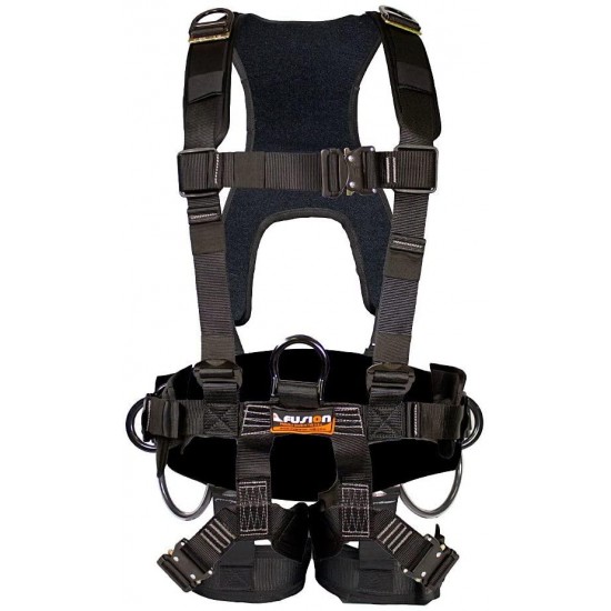 Fusion Climb Tac-Scape Heavy Duty Tactical Full Body Padded H Style Rescue Harness