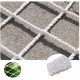 LYRFHW White Climbing Net，Isolation Protection Net Nursery Children's Staircase Protective Net Balcony Decorations Fence Net Nylon Anti-Fall Cover Net (Size : 45m)