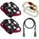 GM CLIMBING Hardware Kit for 5:1 Mechanical Advantage Pulley/Hauling/Dragging System Block and Tackle